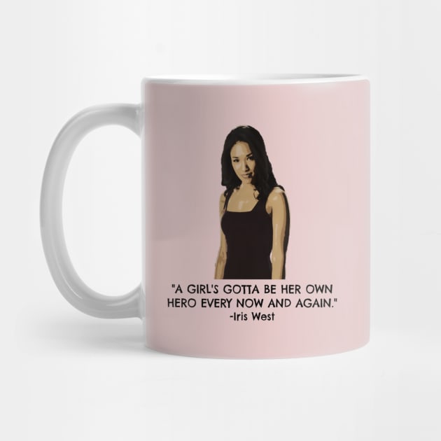 Iris West - A Girl's Gotta Be Her Own Hero Every Now And Again by FangirlFuel